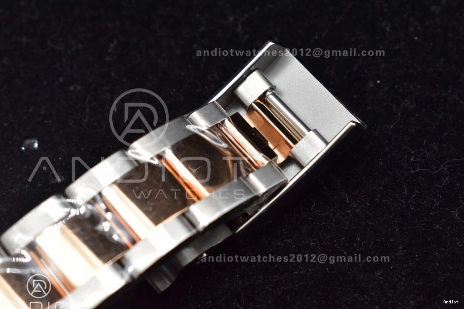 Gold Best Dial Edition Plated VR3235 904L 1:1 Yacht-Master Steel Black Rose Bracelet On 126621 SS Clean 1205